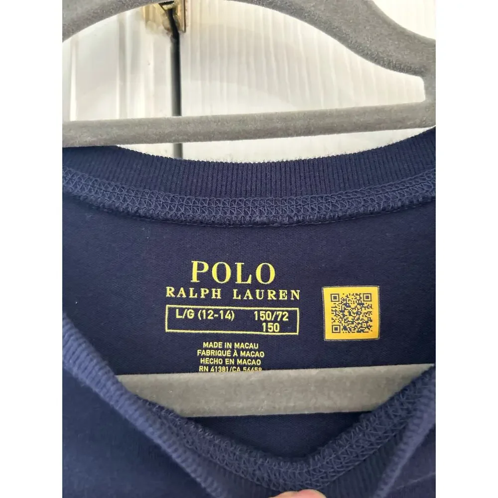 Polo Ralph Lauren Navy Rainbow Big Pony Dress
